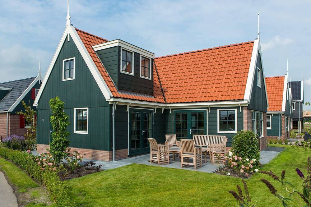 Prachtig vrijstaand vakantiehuis voor 6 personen met Wifi, Tv en terras in Graft-De Rijp, Nederlandse kust