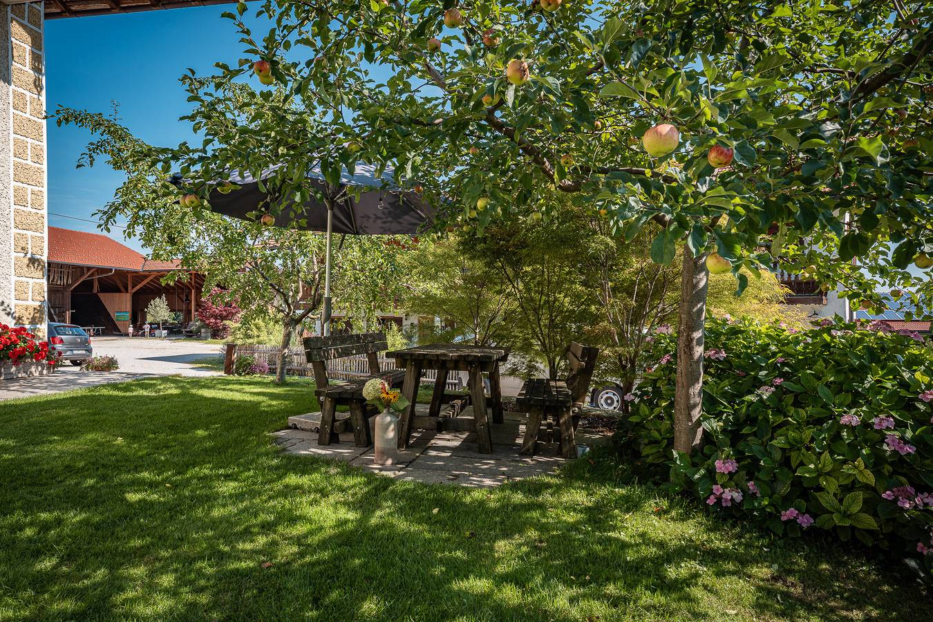 Ganze Ferienwohnung, Ferienwohnung Tenne - Weissnhof - Ferienwohnung Tenne mit Whirlpool 90 qm, 2 Schlafzimmer bis max. 4 Personen in Samerberg, Bayerische Alpen