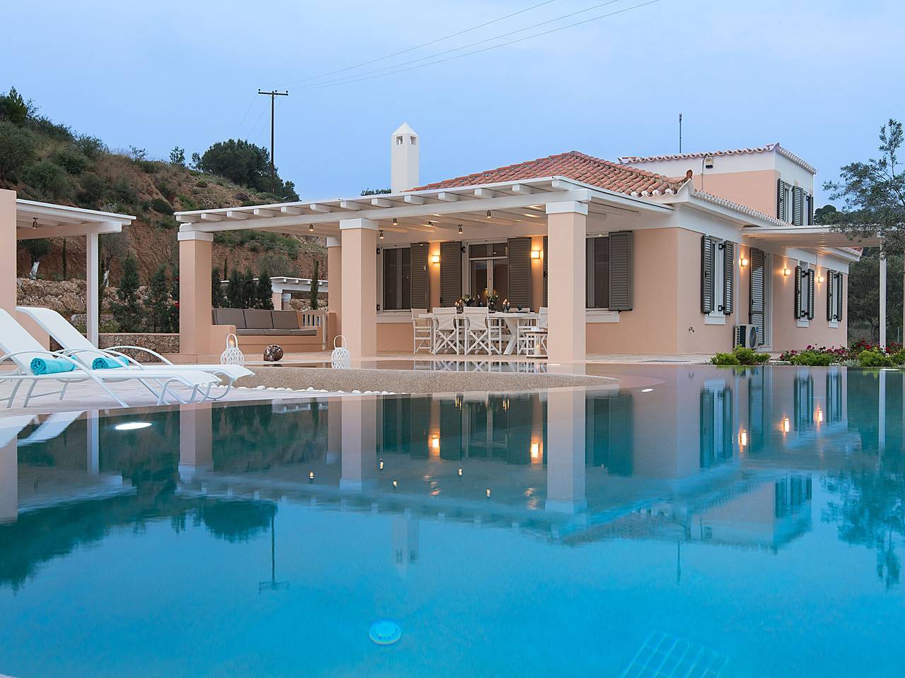Villa auf dem Peloponnes mit Pool in Kranidi, Argolis