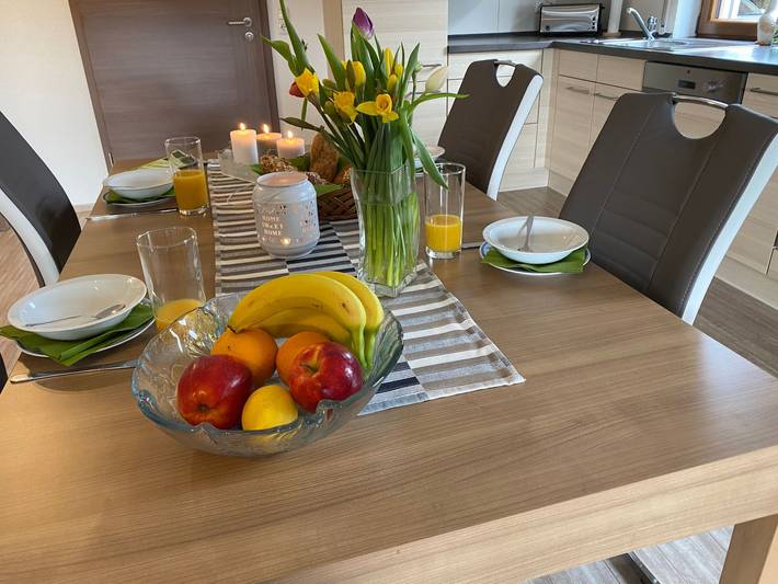 Ferienwohnung für 4 Personen, mit Terrasse und Garten in Bad Brambach - 3