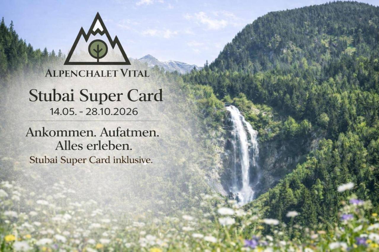 Geheel appartement, Alpenchalet Vital in Stubai Alps, Neustift im Stubaital