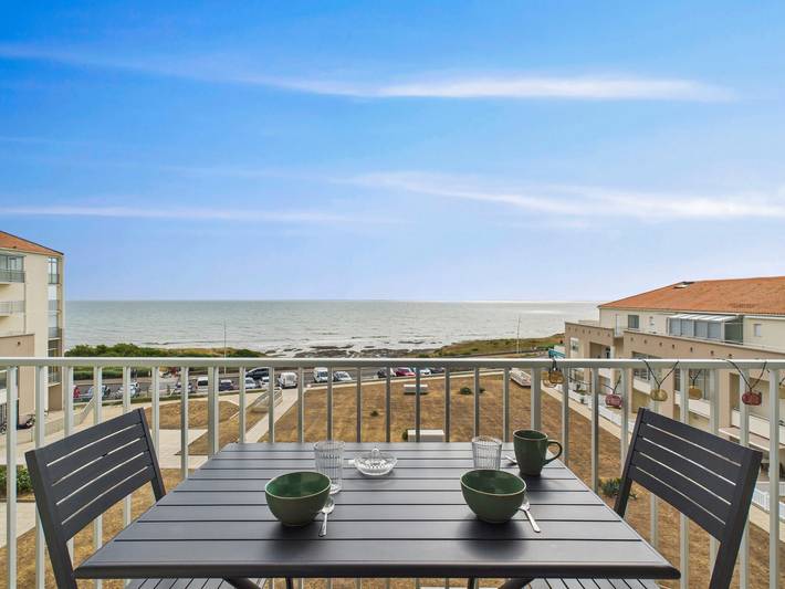 Apartamento de vacaciones para 4 personas, con vistas al mar y balcón - 1
