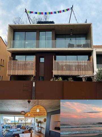 Gîte pour 5 personnes, avec terrasse ainsi que vue sur le lac et vue dans Plage Du Petit Travers Carnon Plage