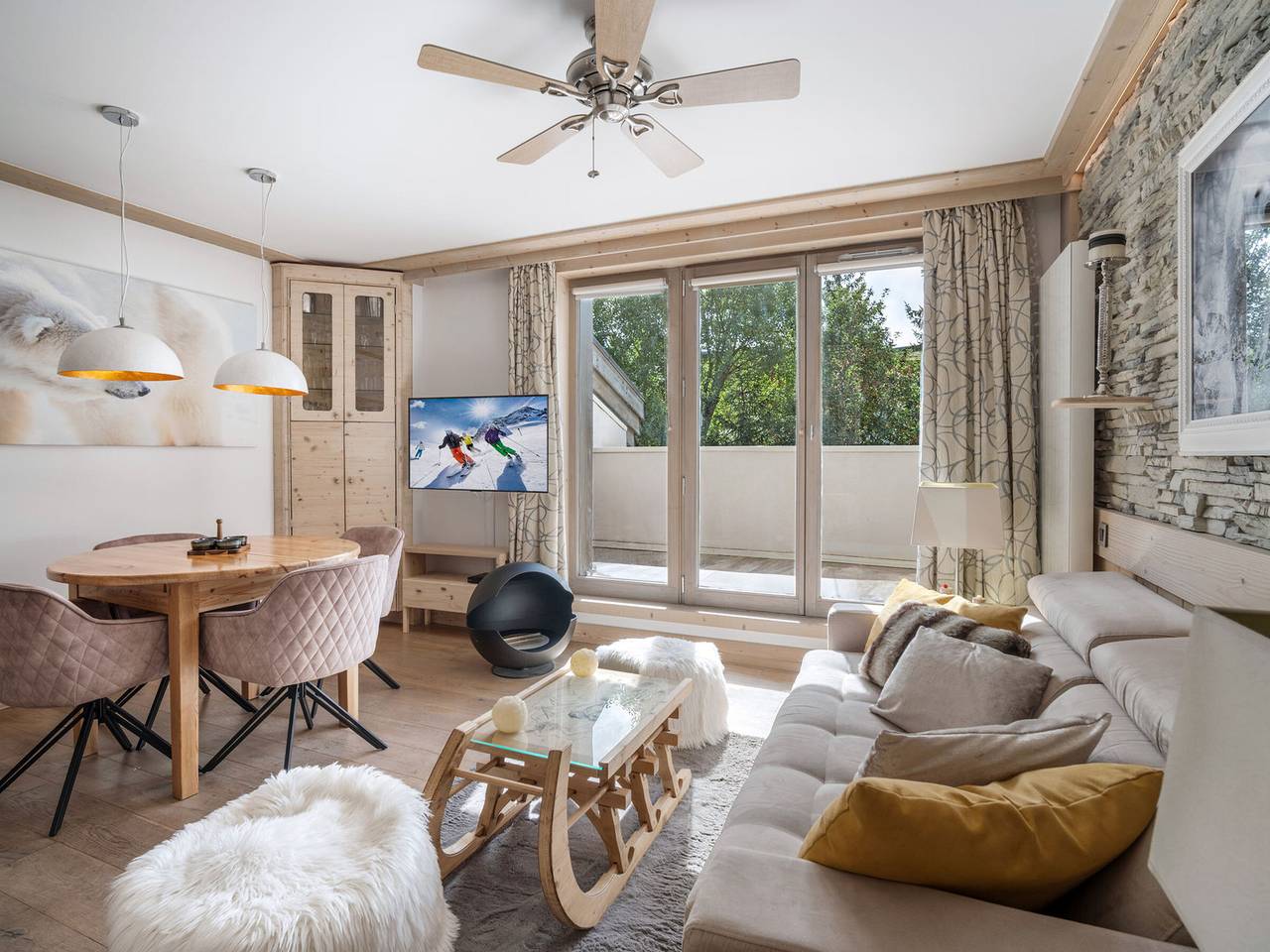 Ganze Wohnung, Gemütliche Wohnung, nahe zu Pisten und Geschäften, mit Parkplatz und Wlan in Saint-Bon-Tarentaise, Les Trois Vallées