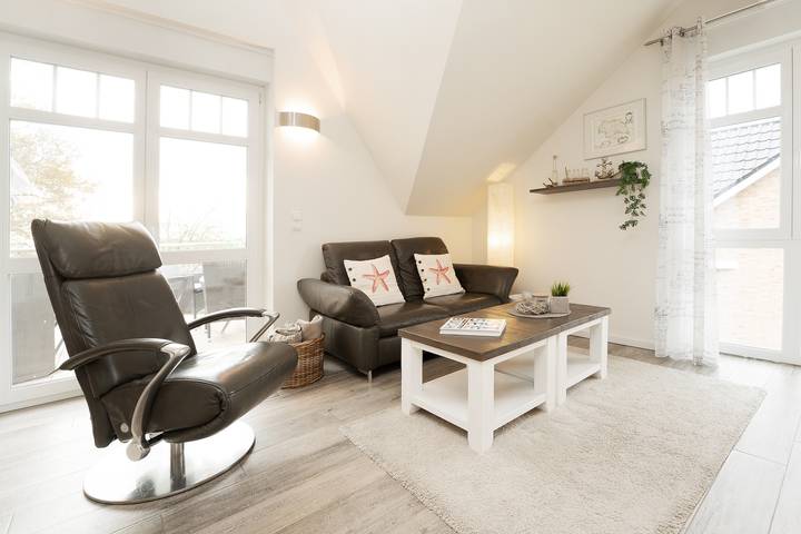 Ferienwohnung für 2 Personen, mit Ausblick und Balkon auf Fehmarn