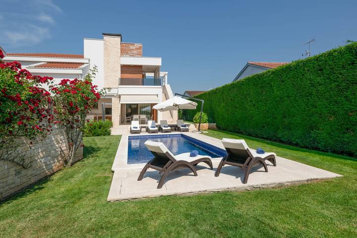 Villa für 6 Personen, mit Garten und Pool, kinderfreundlich in Tar-Vabriga - 3