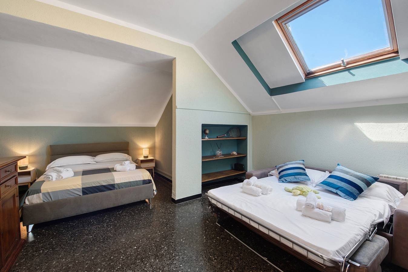 Apartamento entero, Los tejados de Fossatello: relax entre historia y confort in Génova (Ciudad), Génova