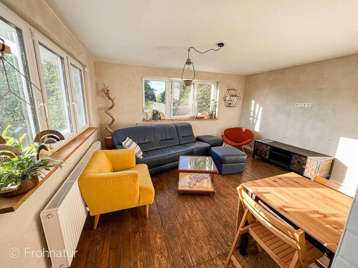 Ferienwohnung für 7 Personen, mit Balkon und Terrasse sowie Garten und Sauna in Plauen