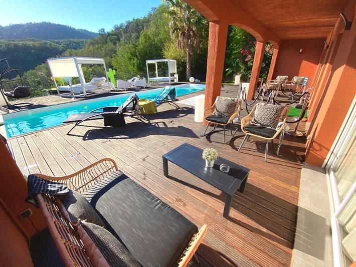Maison d’hôte pour 2 personnes, avec jacuzzi ainsi que jardin et piscine à Mandelieu-la-Napoule - 4