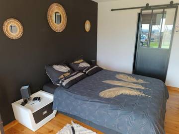 Chambre d’hôte pour 2 personnes, avec terrasse ainsi que vue et jardin à Laparade