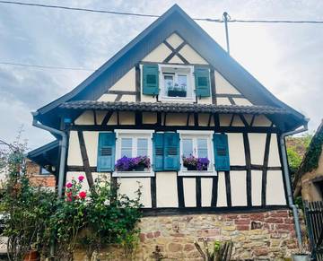 Gîte pour 4 personnes, avec vue et terrasse, animaux acceptés à Morsbronn-les-Bains