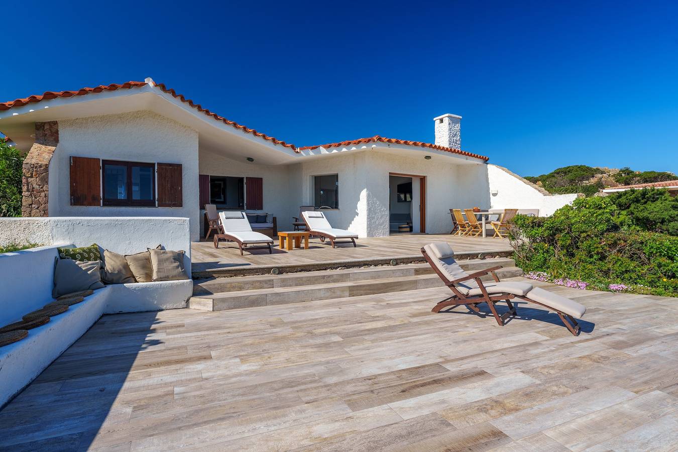 Villa 'La Contredda Portobello' con vista mare, Wi-Fi e aria condizionata in Portobello di Gallura, Portobello