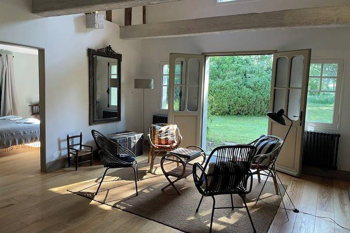 Renoviertes Familienhaus **** Luxus Design 5 Bett / 3 Bad 10 Pers im Park 2 ha in Messanges, Côte d’Argent