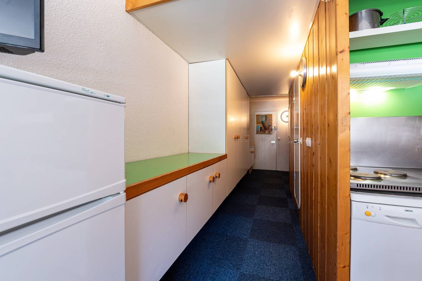 Estudio entero, "Pierra Menta Vue Mont Blanc" en el corazón del pueblo con balcón y Wi-Fi in Arc 1800, Bourg-Saint-Maurice