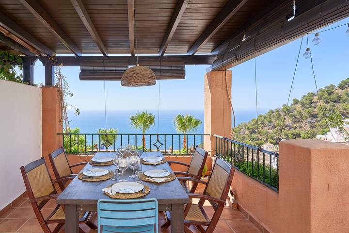 Apartamento para 8 personas, con piscina para niños y jardín en Costa Tropical