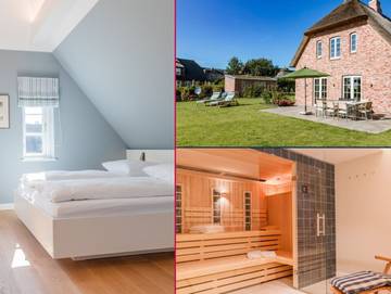 Ferienhaus für 6 Personen, mit Garten und Sauna auf Föhr