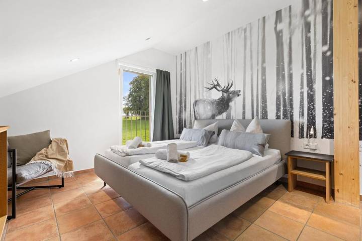 Ferienwohnung für 4 Personen, mit Garten und Ausblick, kinderfreundlich in Eurasburg - 3