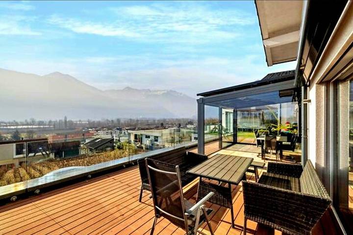 Location de vacances pour 10 personnes, avec vue et jardin, animaux acceptés à Fully - 2