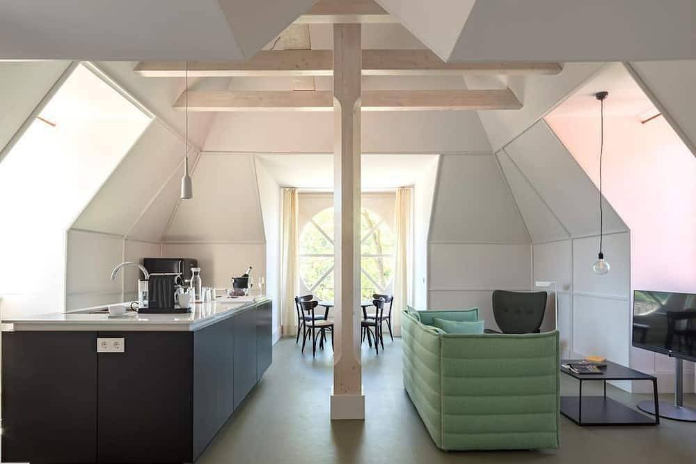 Ganze Wohnung, Elbsuite, 1 Schlafraum - Schloss Prossen in Porschdorf, Bad Schandau
