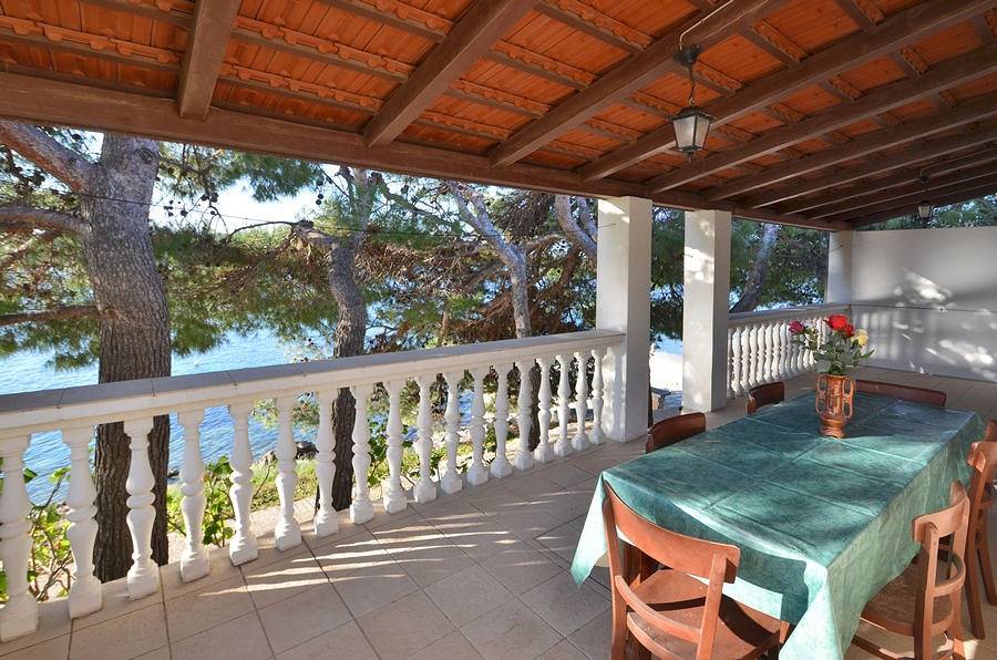 Ferienhaus in Karbuni mit Meerblick, Balkon, Klimaanlage, W-Lan (5095-2) in Blato, Korcula