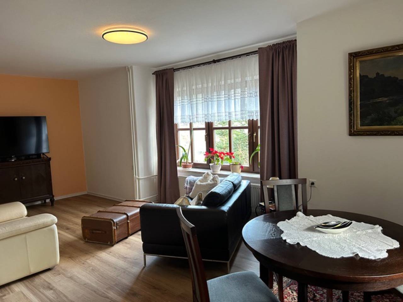 Ferienhaus "Waldeck" mit Bergblick, privater Terrasse und Wlan in Pobershau, Marienberg
