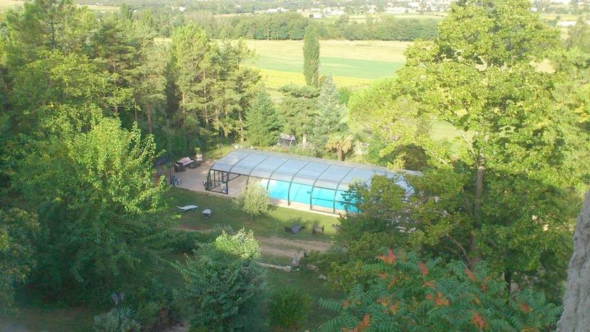 Chambre d’hôte pour 7 personnes, avec jardin ainsi que vue et piscine en Ardèche - 4