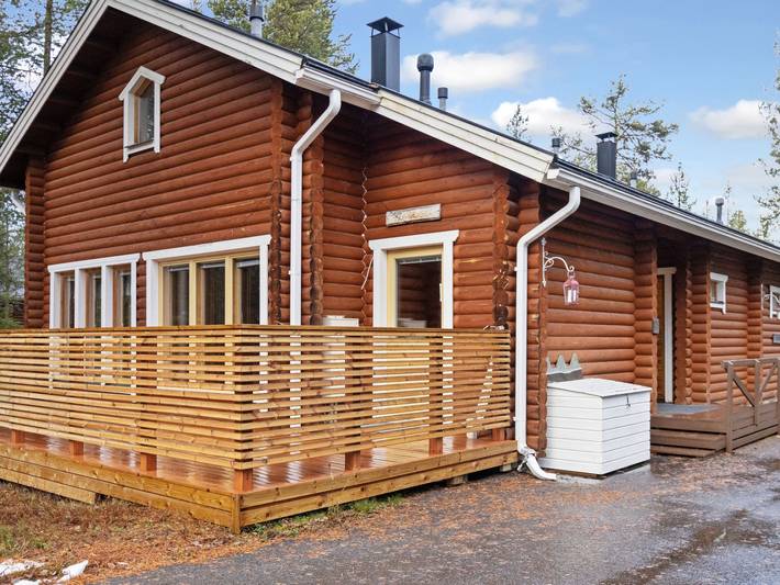 Log cabin for 8 people in Levi