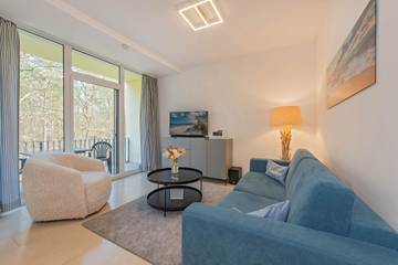 Ferienwohnung für 4 Personen, mit Sauna und Balkon in Zempin