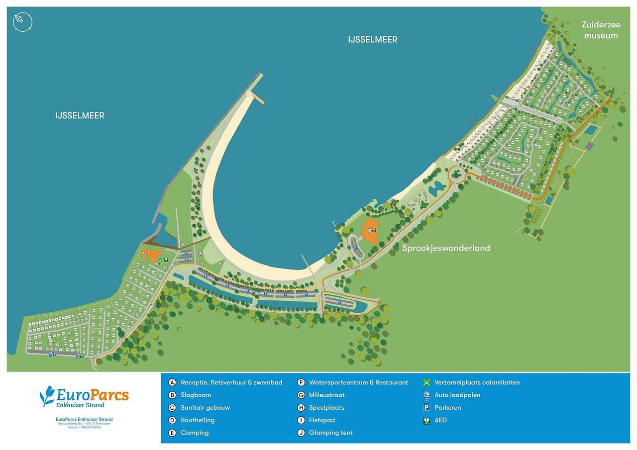 Europarcs Enkhuizer Strand — Cube Split Miva 4 in Enkhuizen, Ijsselmeer