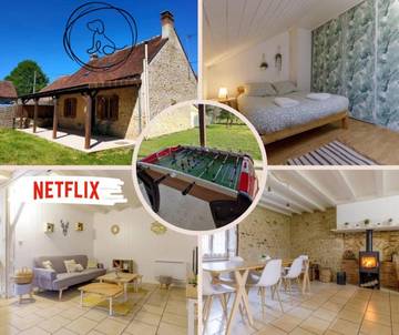 Location de vacances pour 6 personnes, avec jardin et terrasse, animaux acceptés dans Celon