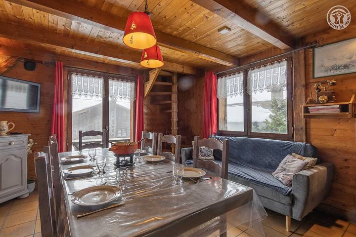 Gîte pour 6 personnes, avec terrasse à Flumet - 3