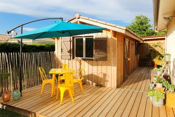 Gîte pour 2 personnes, avec jardin au Bassin d'Arcachon