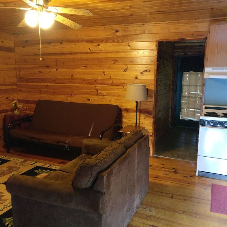 Cozy Unit #2 Waterfront Log Cabin in Lake Ouachita