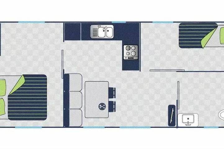Wohnwagen für 4 Personen - 1