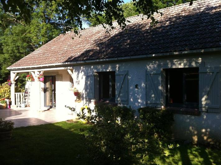 Appartement de vacances pour 4 personnes, avec Terrasse ainsi que Jardin et Vue