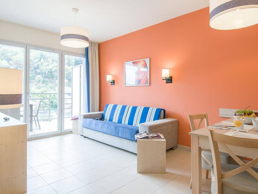 Ganze Wohnung, Pierre & Vacances Premium Résidence Julia Augusta - Wohnung 4 personen - - 1 Schlafzimmer in Roquebrune-Cap-Martin, Mittelmeerküste (Frankreich)