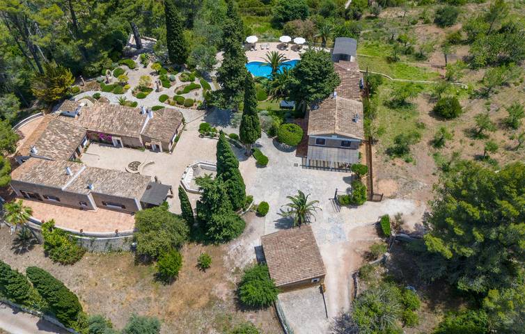 Casa rural para 12 personas, con jardín además de terraza y piscina en Esporles - 2