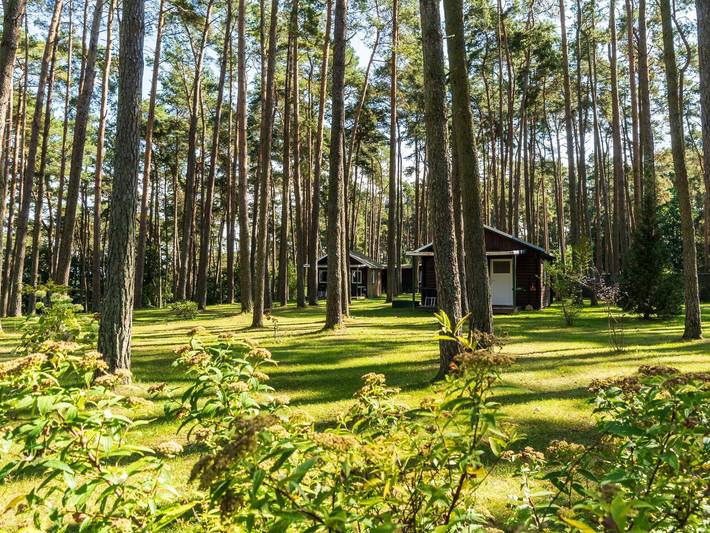 Ferienhaus für 4 Personen, mit Terrasse und Garten sowie Pool und Sauna in Lütow