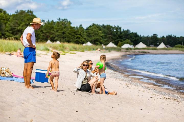Camping voor 2 personen, met huisdier in Zuid-Zweden
