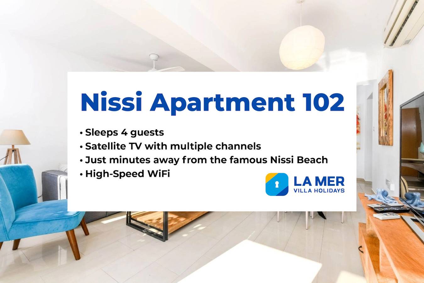 Entire apartment, Nissi Apartment #102 in Ayia Napa, South Cyprus