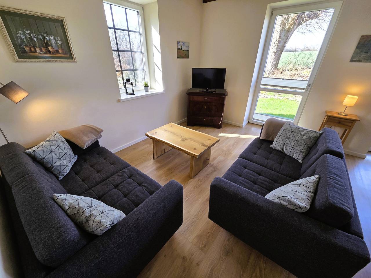 Ganze Ferienwohnung, Alte Meierei Twedt - Ferienwohnung Nr. 2 "Kesselraum" in Twedt, Grünes Binnenland