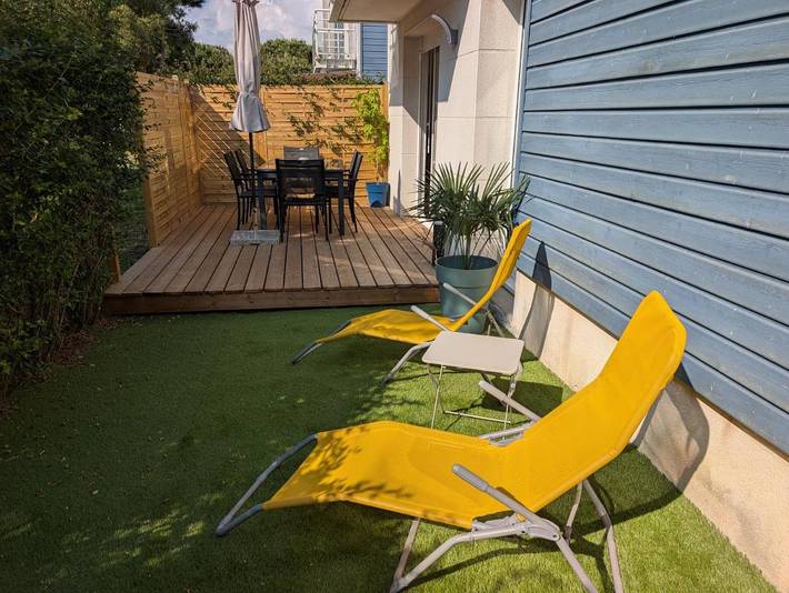 Vakantieappartement voor 6 personen, met Terras en Tuin in Lagord
