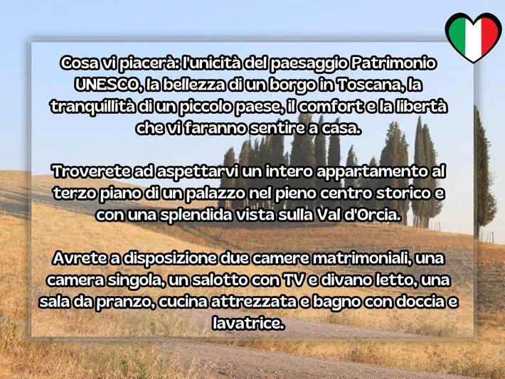 Gîte pour 4 personnes, avec vue à San Quirico d'Orcia - 2