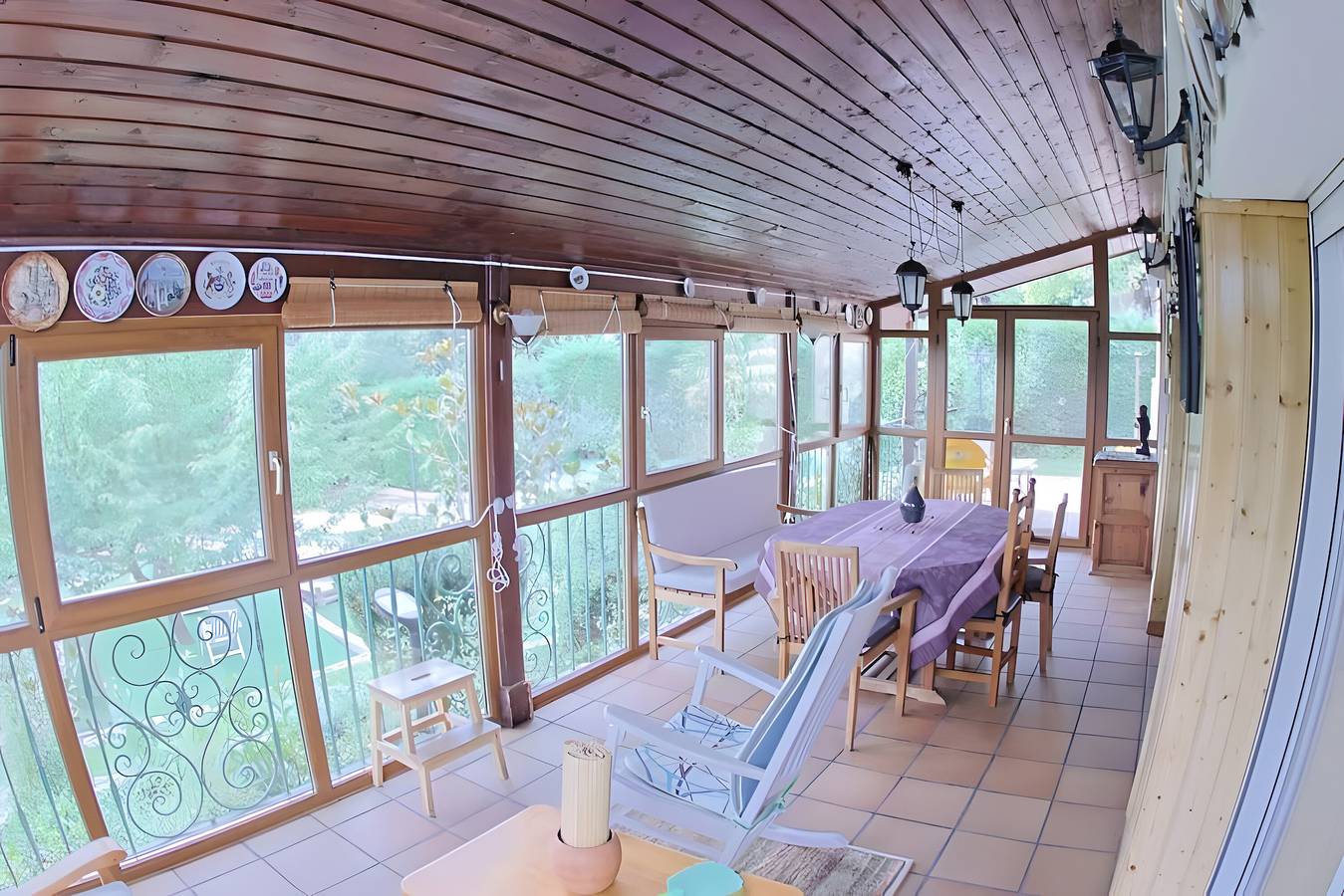 Chalet 'El Cerezo Rojo' mit Seeblick, Wi-Fi und Klimaanlage in El Rasillo de Cameros, Sierra de Moncalvillo