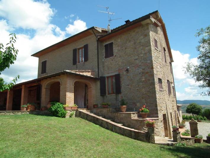 Agriturismo voor 2 personen, met Tuin en Uitzicht in Pienza
