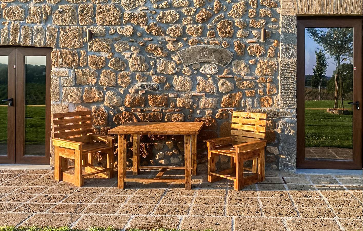 Ganze Ferienwohnung, Modernes Apartment mit WLAN, Klimaanlage und Parkplatz, 2 km von Civita entfernt in Lubriano, Viterbo Provinz