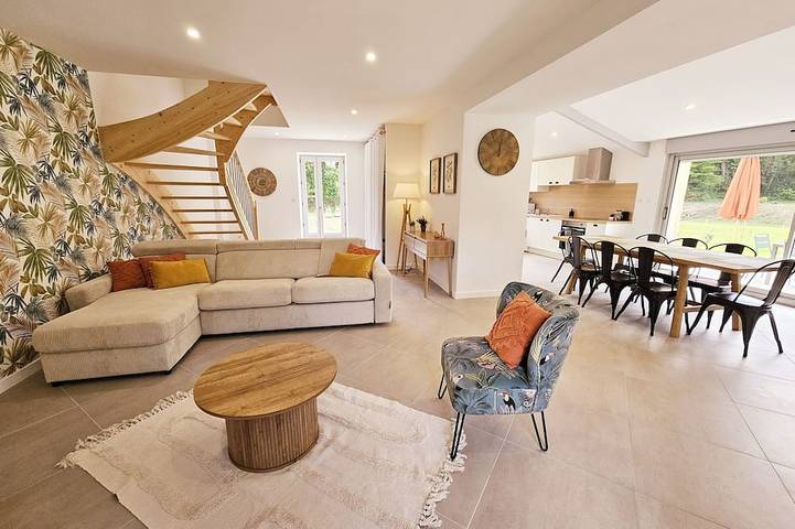 Maison de vacances pour 8 personnes, avec terrasse et jardin