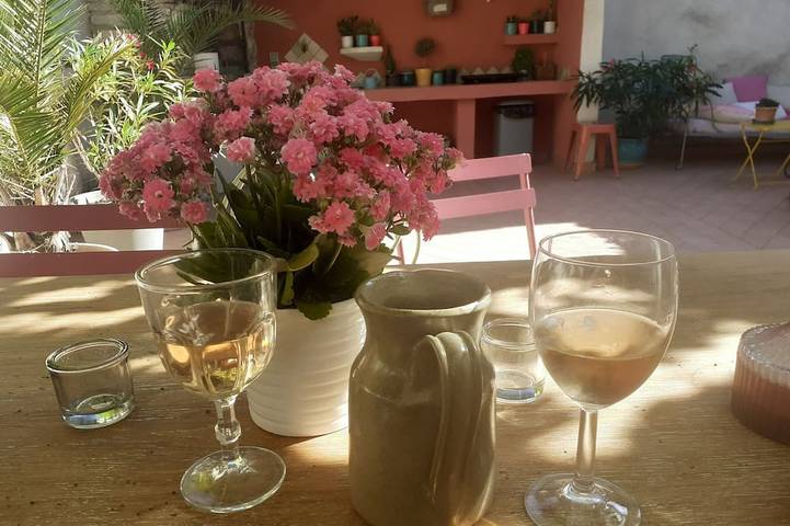 Location de vacances pour 6 personnes, avec terrasse à Espeluche