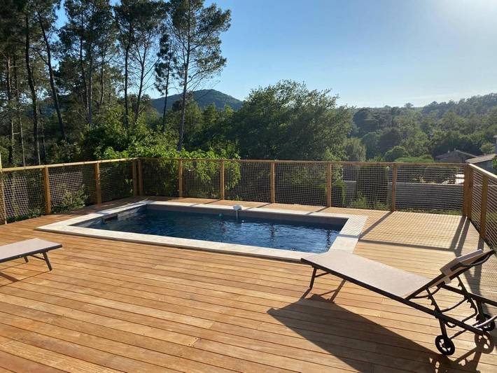 Location de vacances pour 4 personnes, avec jardin et piscine ainsi que terrasse et vue à Saint-Alexandre - 4