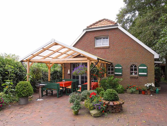Ferienhaus für 6 Personen, mit Terrasse und Garten in Blomberg (Ostfriesland)
